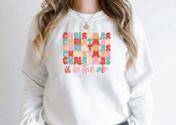 Christmas is in the Air Retro Svg Design Review