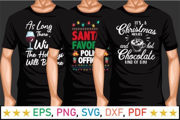 Christmas Typography Bundle T-Shirt Review