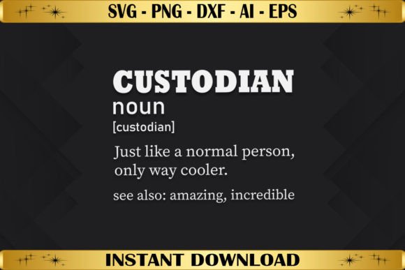 Custodian Definition Embroidery Design Review