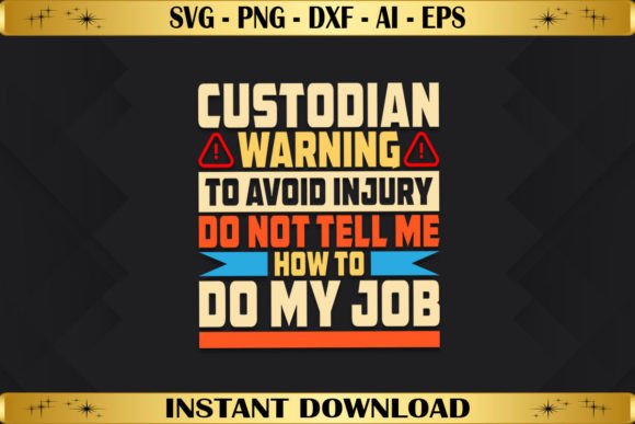 Custodian Warning Embroidery Design Review