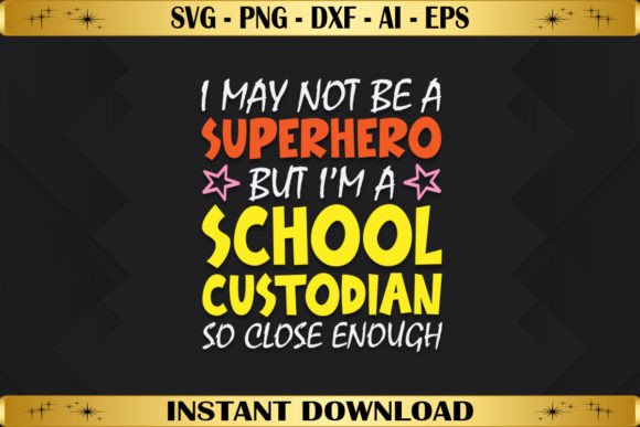 I m a School Custodian Embroidery Design Review