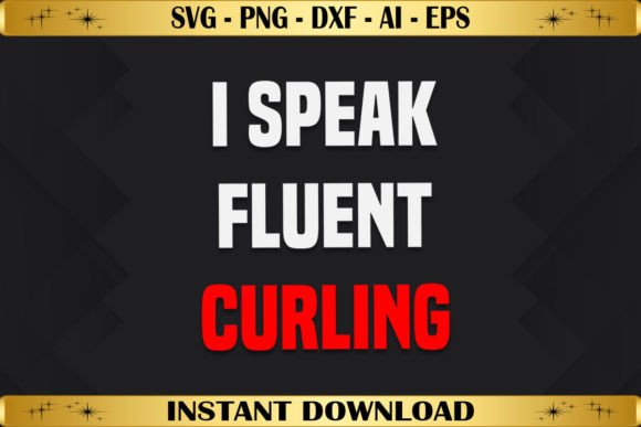 I Speak Fluent Curling Embroidery Design Review